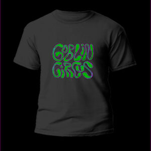 Camiseta Goblin circus negra con ilustración en el centro